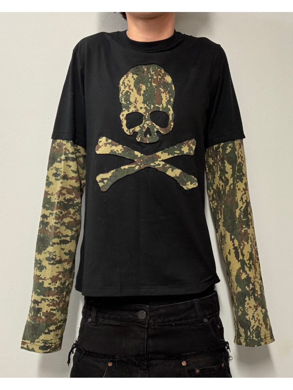 Men'S Fashion Designer - 2026 new American retro camouflage skeleton