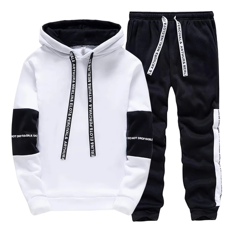 Men'S Fashion Designer - Tracksuit for Man Casual Hooded Sweatshirts