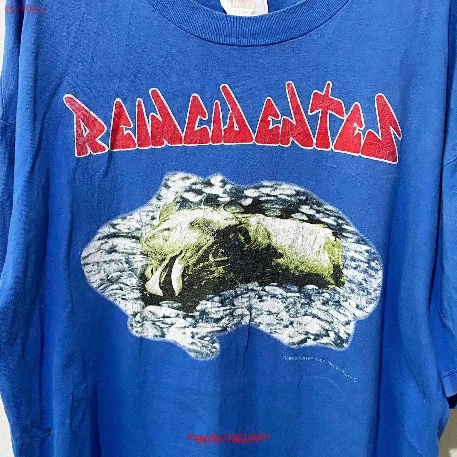 Xl Men'S Fashion - Vintage 1997 Reincidentes Band T Shirt