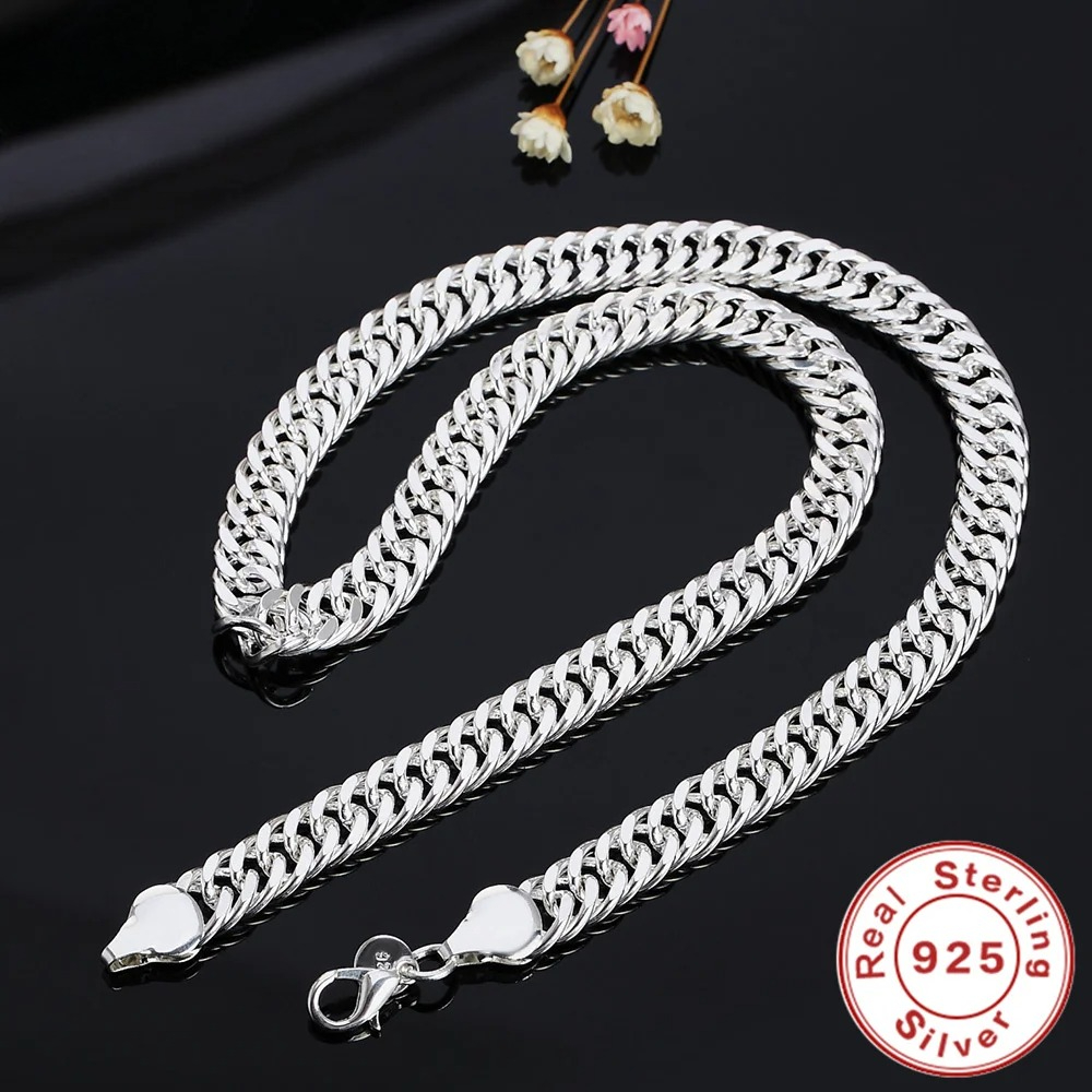 Xl Men'S Fashion - New 925 Sterling Silver 20/22/24 Inch