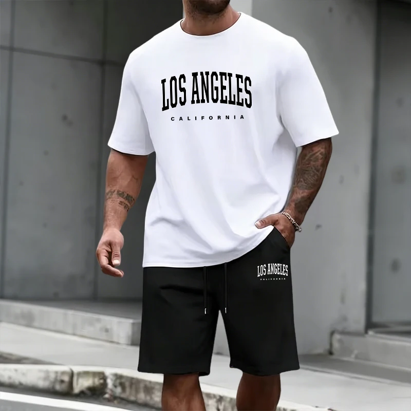 Men'S Fashion Outfits 2026 - Men's Tracksuit Short Sleeve Top and
