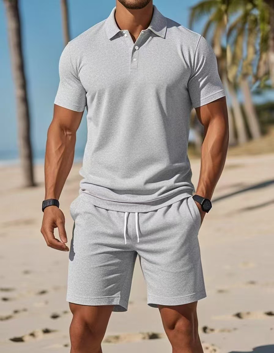 Men'S Fashion Outfits 2026 - 2026 Men's Summer Polo Shirt Set,