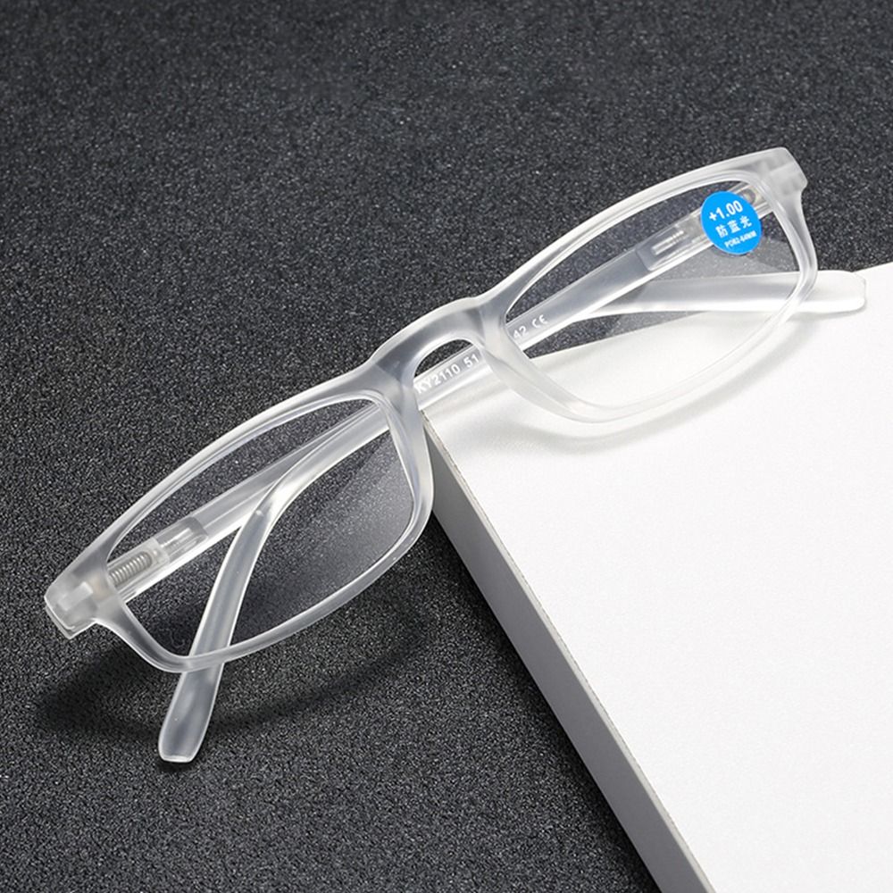 Men'S Fashion For 60 Year Old - Fashion Transparent Reading Glasses Anti Blue-ray