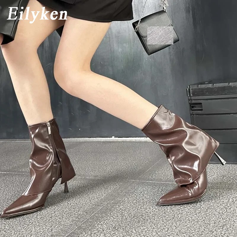Mens Fashion Modern - Eilyken Comfortable Soft Leather Woman Ankle