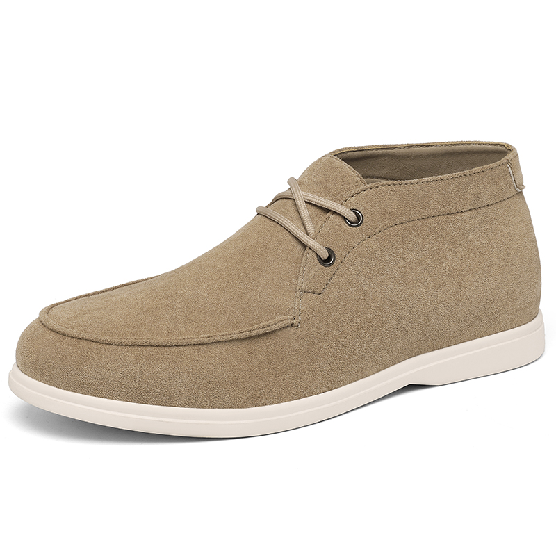 Mens Fashion Modern - Classic British Style Suede Leather Chukka