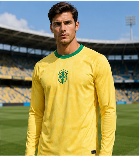 Men'S Fashion Designer - Brazil 2026 Commemorative Edition 3D Printed