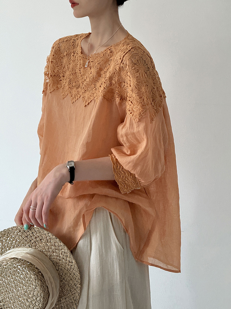 2026 Women Summer 100% Linen B - Linen Shirt Summer 评论和价格