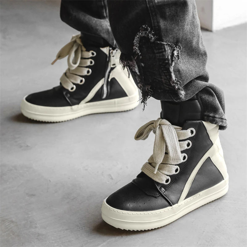 Men Casual Luxury Sneakers Str - Fashion Men'S Boots 评论和价格
