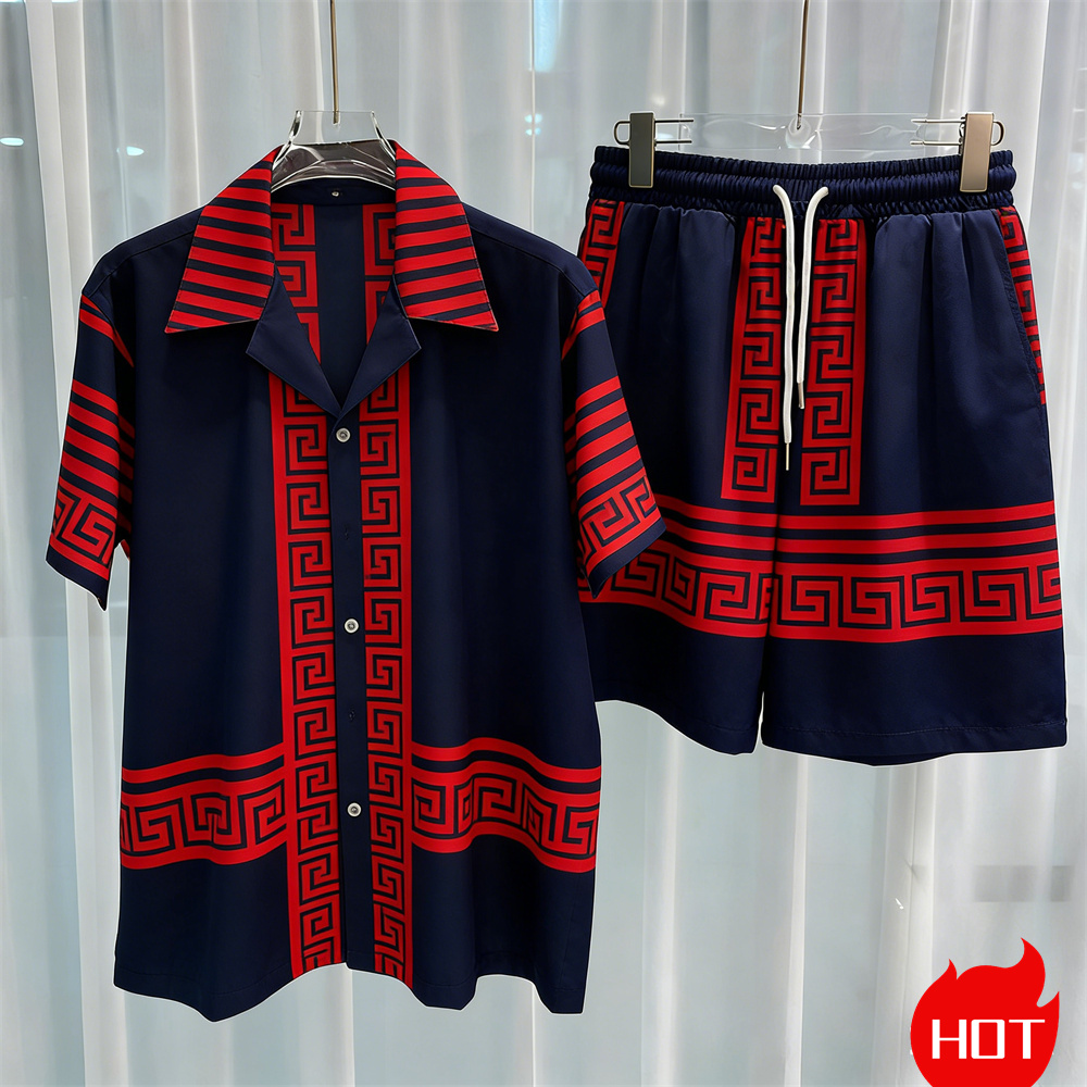 Digital printed men's set fash - Men'S Fashion Designer 评论和价格