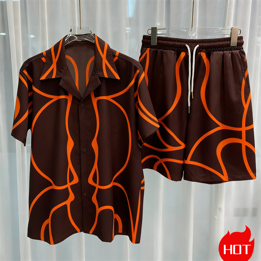 Digital printed men's set fash - Men'S Fashion Designer 评论和价格