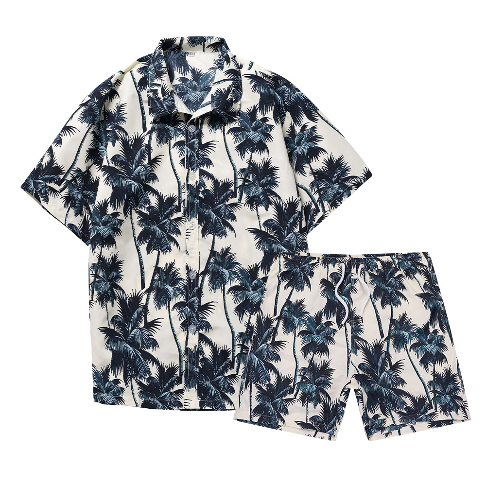 Hawaiian Coconut Tree 3D Print - Mens Fashion Suits 评论和价格