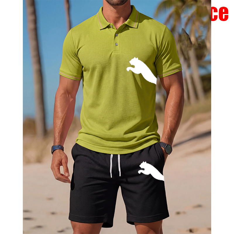 Men's Casual Short-Sleeved Pol - Men'S Fashion Outfits 2026 评论和价格