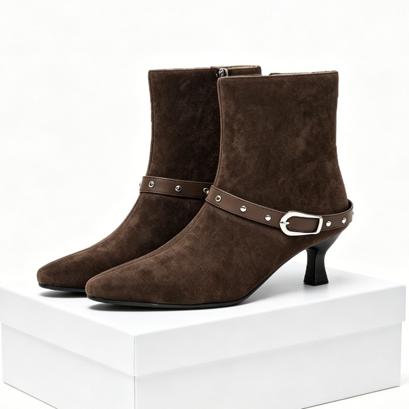 New Winter Suede Women High Bo - Mens Fashion Modern 评论和价格