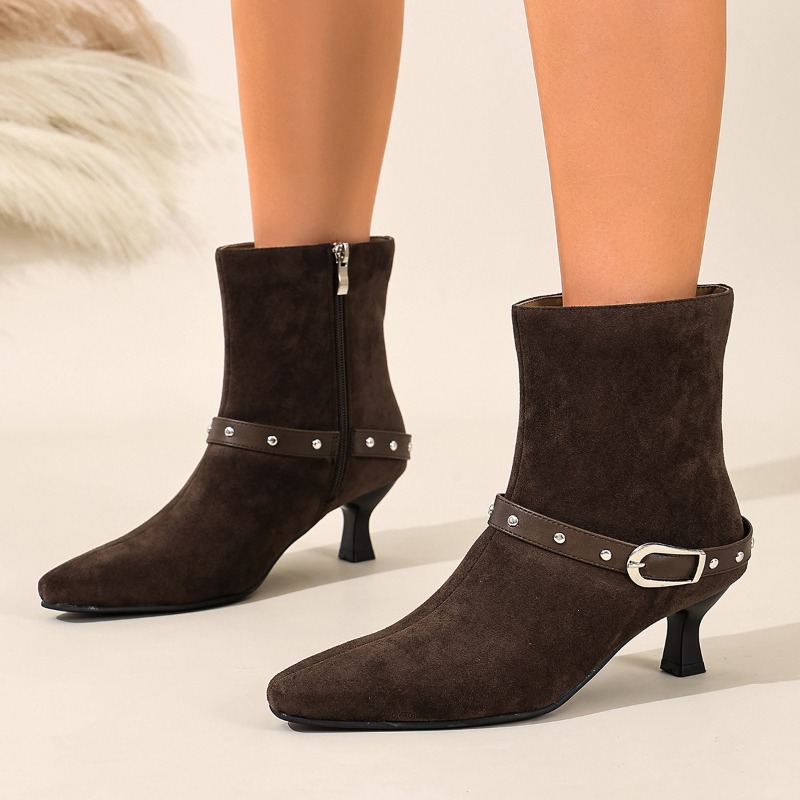 New Winter Suede Women High Bo - Mens Fashion Modern 评论和价格