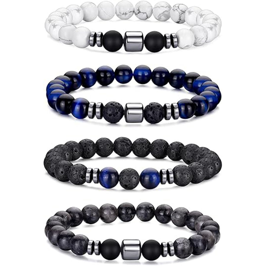 Cross-Border Beaded Bracelet A - Amazon Men'S Fashion 评论和价格