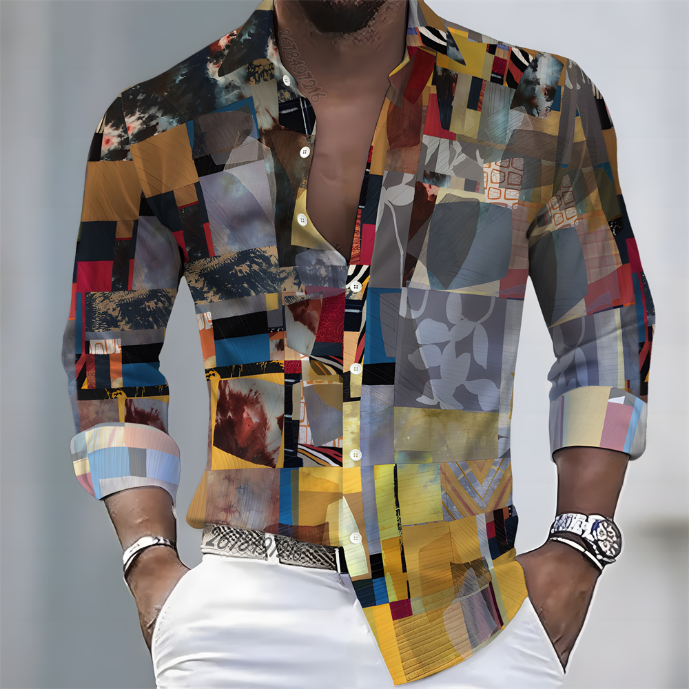 Men's Light Luxury Style Color - Mens Fashion Top 评论和价格