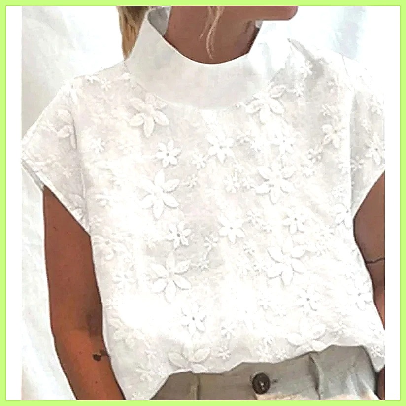 Women's Cotton Linen Pullover  - Linen Shirt Summer 评论和价格