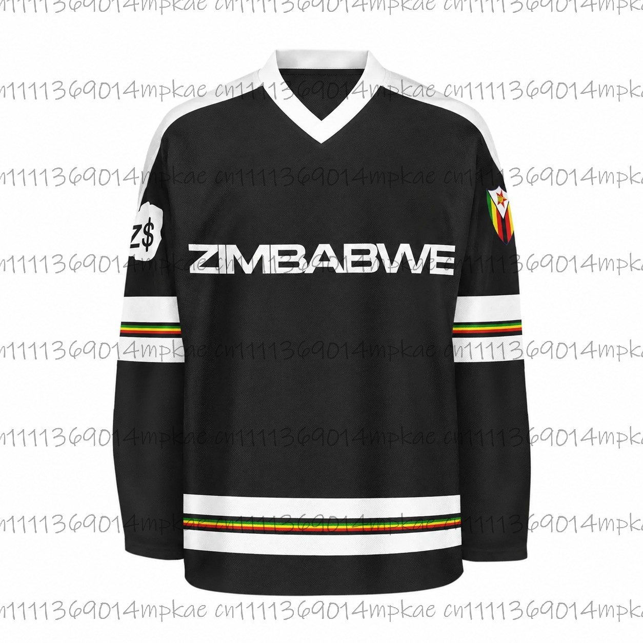 Men's Zimbabwe Printed V-Neck  - Mens Fashion Top 评论和价格