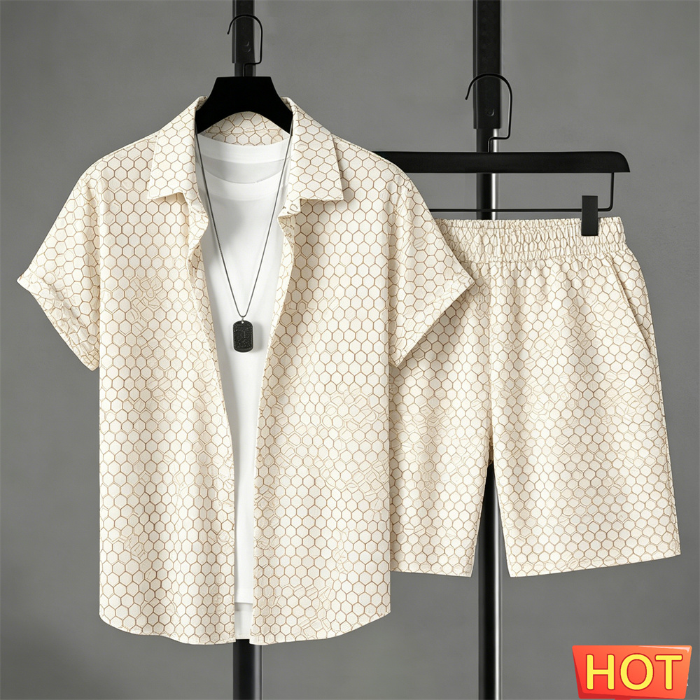 Summer Outfits Man Shirt Set G - Men'S Fashion Designer 评论和价格