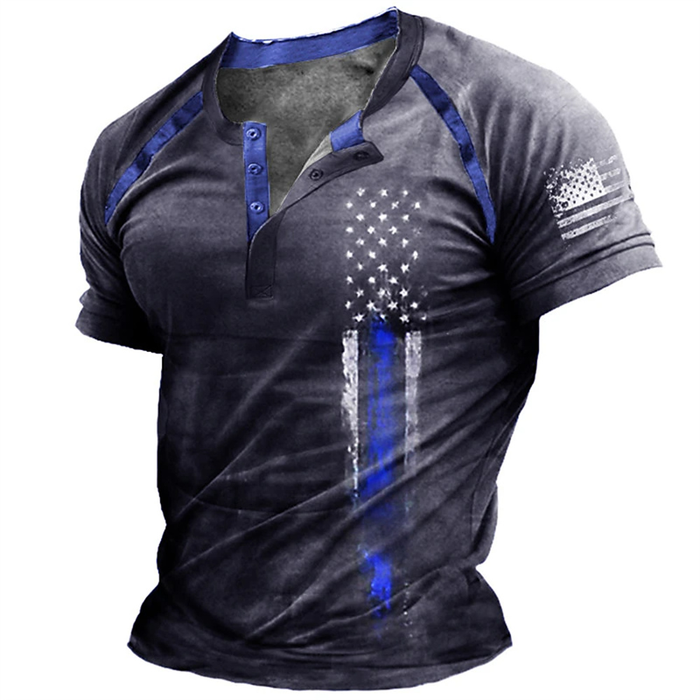 Funny 3D American Flag Print M - Men'S Fashion Designer 评论和价格