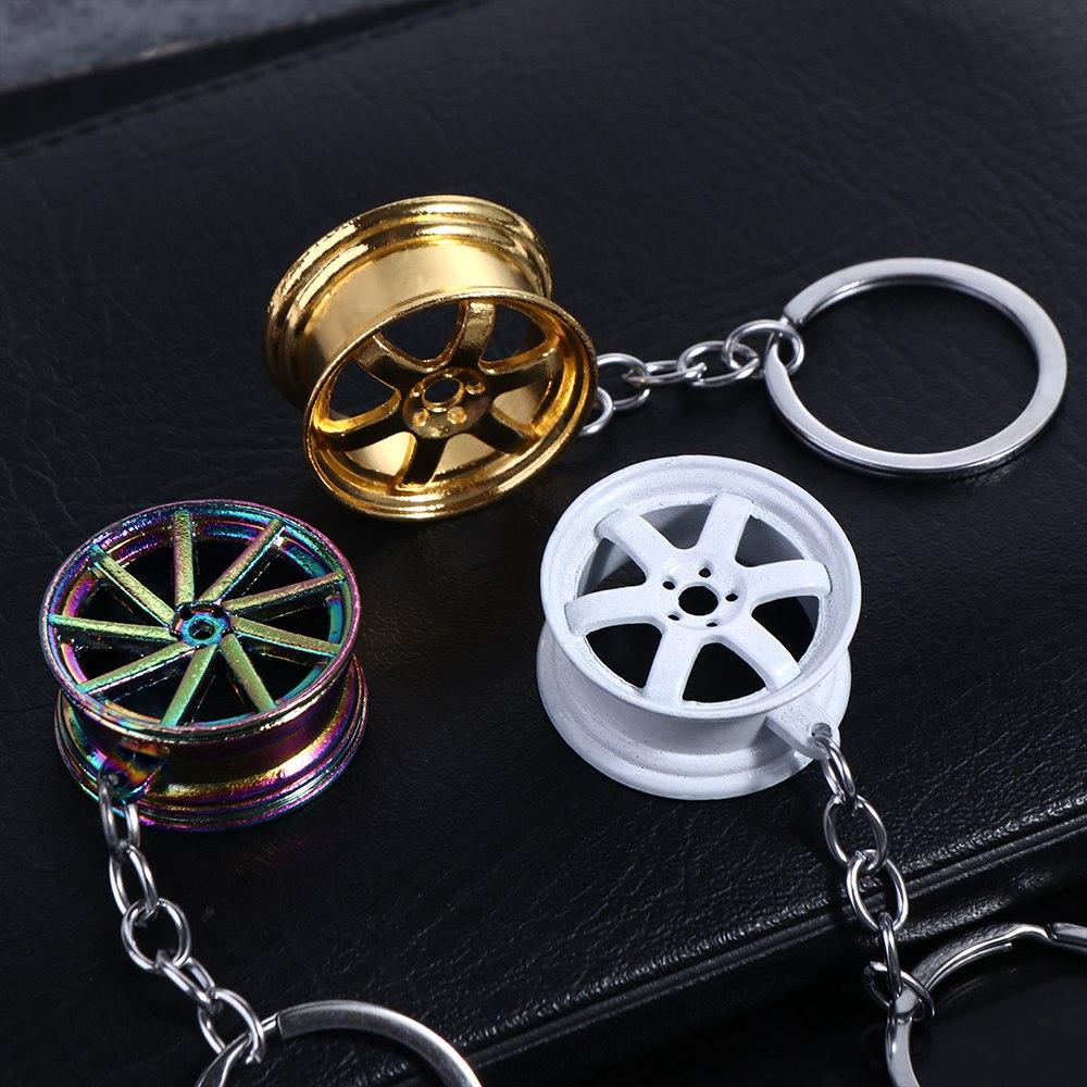 Creative Alloy Car Wheel Keych - Men'S Fashion Hub 评论和价格