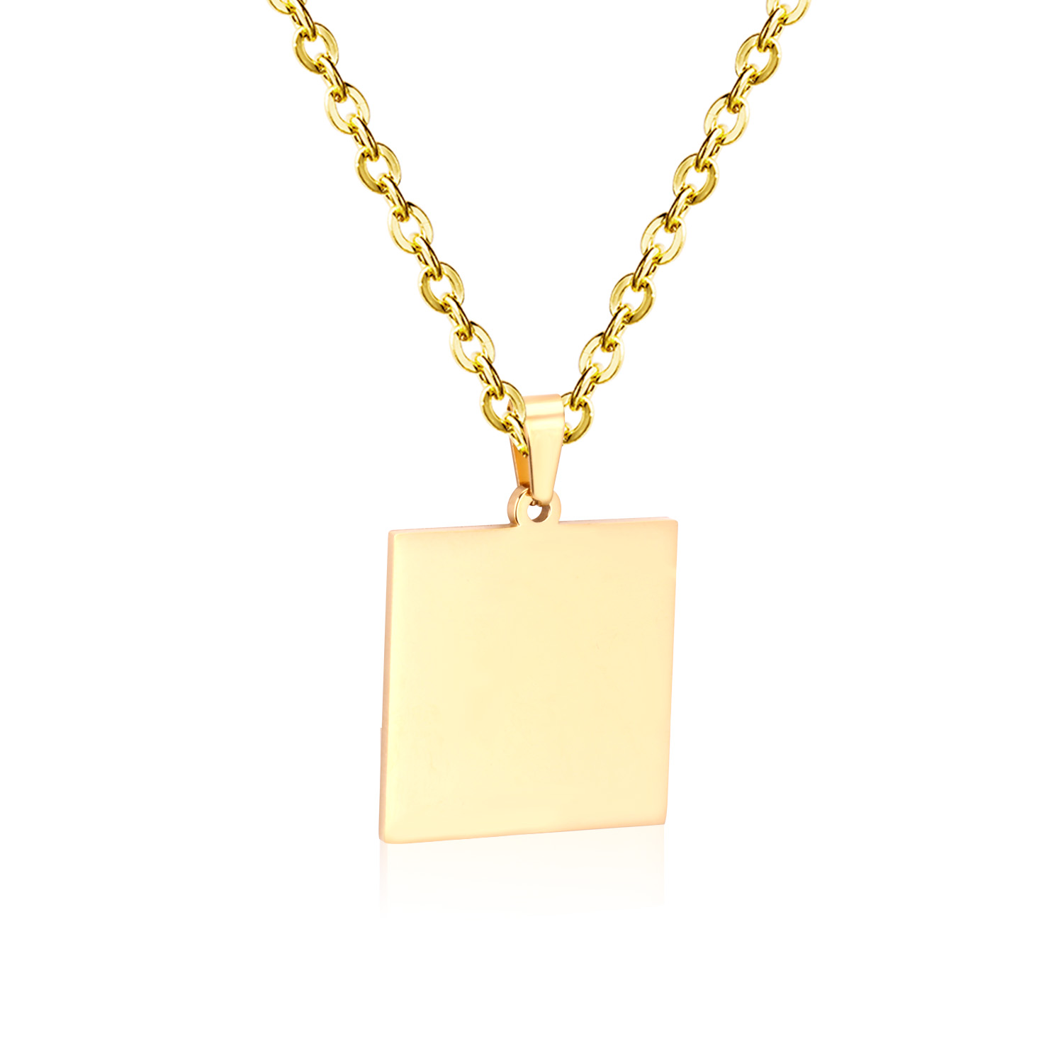 LUXUSTEEL Simple Tag Pendant N - Mens Fashion Discord 评论和价格
