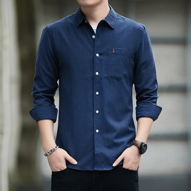 Sports Long Sleeved Jacket Men - Linen Shirt Summer 评论和价格