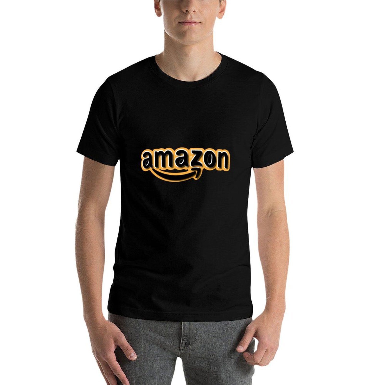 amazon logo design T-Shirt Fas - Amazon Men'S Fashion 评论和价格