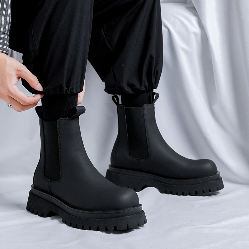 2026 Platform Black High Top B - Fashion Men'S Boots 评论和价格