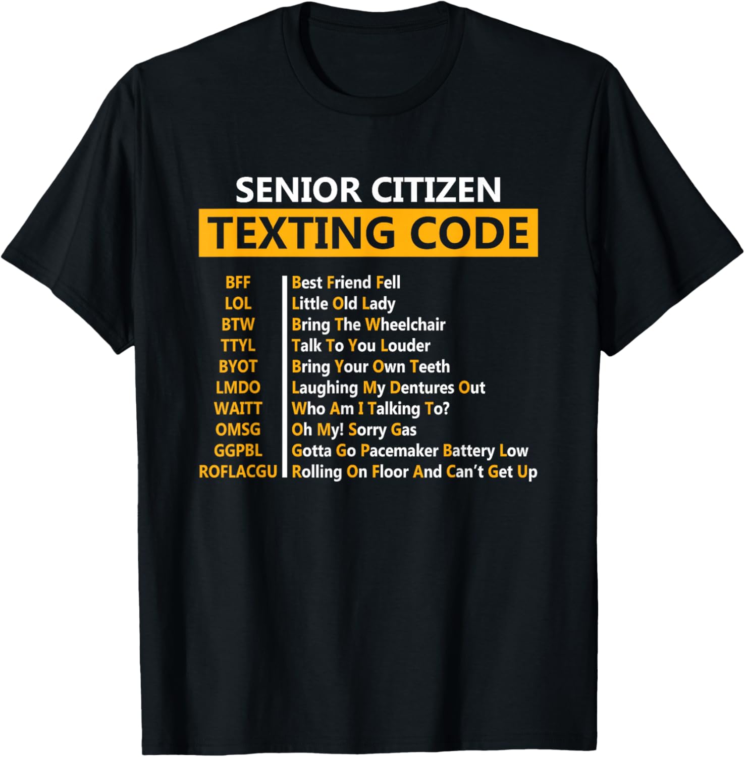 Senior Citizen Texting Code Fu - Men'S Fashion For 60 Year Old 评论和价格